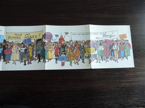 La carte de voeux de 1972 TINTIN Hergé Kaufen auf Ricardo