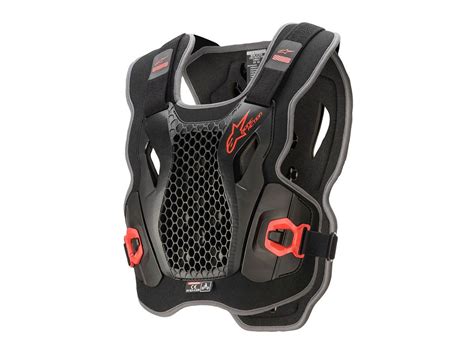 Pettorina Bionic Action Alpinestars Nero Antracite Rosso