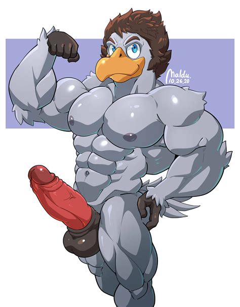 Rule 34 Abs Accipitrid Accipitriform Anthro Avian Balls Beak Bird Erection Feathers Flexing