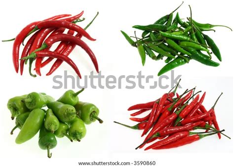 Different Kinds Chilli Red Hot Chilli Stock Photo 3590860 | Shutterstock