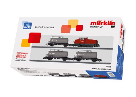 Märklin Start up Zugpackung Mineralöltransport Märklin