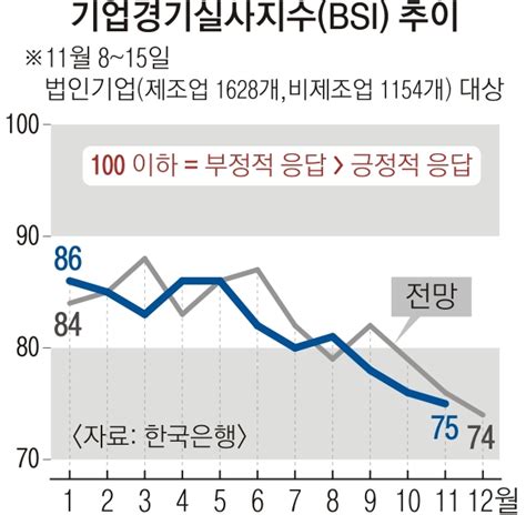 내수·부동산 위축에 기업 체감경기 최악 서울신문