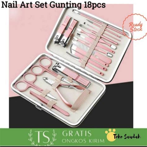 Jual Alat Gunting Kuku Set Alat Menicure Pedicure Set 18 Alat Manicure