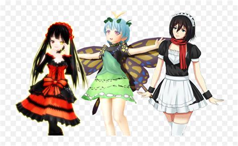 Vrchat Avatars Mmd Model Dl Kurumi Emojicustom Emojis Vrchat Free