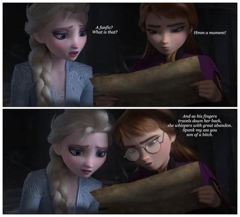 Elsa and Anna found a fanfic. (OC) - 9GAG