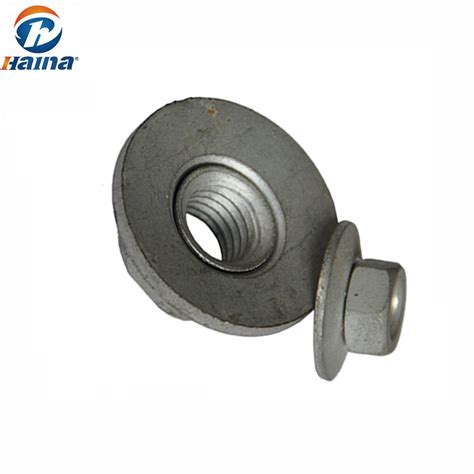 Hdg Combination Fastener Hex Head Nut With Washer For Car Hex Nut