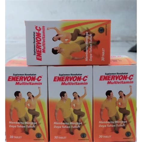 Jual Enervon C Botol Isi 30 Tablet Multivitamin Shopee Indonesia