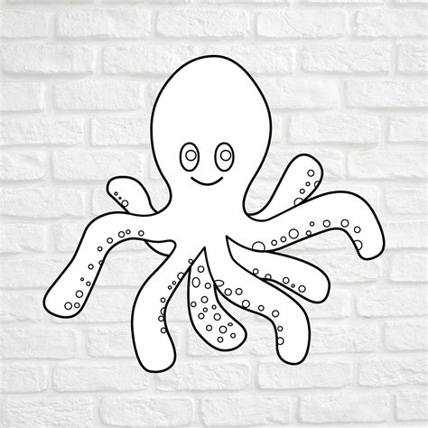 Octopus Svg Files For Cricut Octopus Vector Png Octopus Etsy