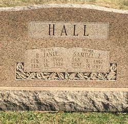 Samuel Zachariah Hall M Morial Find A Grave