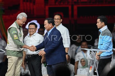 Debat Keempat Pilpres 2024 ANTARA Foto