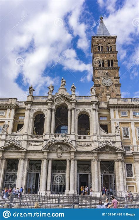 Bas Lica Santa Maria Maggiore En Roma Italia Foto De Archivo Editorial