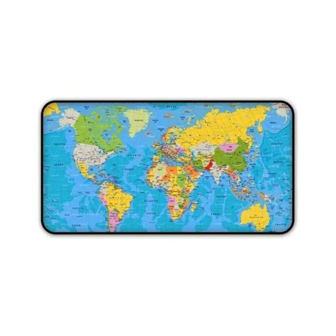 Mouse Pad Gamer Speed Extra Grande Mapa Mundi 2 KaBuM