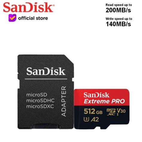 Promo Sandisk Extreme Pro Microsd 512gb A2 200mbs V30 U3 4k Diskon 9