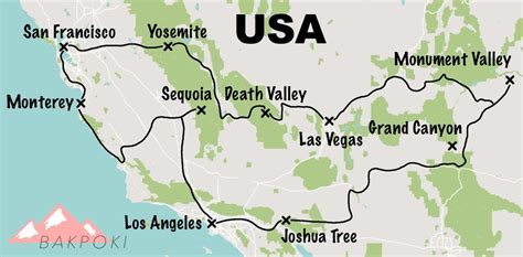 Comment préparer son roadtrip dans l’Ouest des Etats-Unis ? – Bakpoki ...