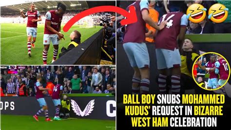 Mohammed Kudus Was Refused By Ball Boy To Give Up His Stool During