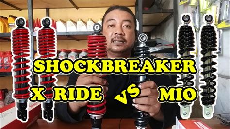 Perbedaan Shockbreaker X Ride Dan Mio Di Berkah Jaya YouTube