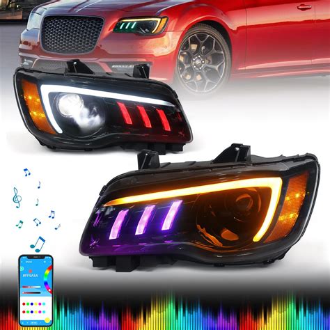 Snapklik FIONE Projector Multicolor Headlights Assembly Compatible