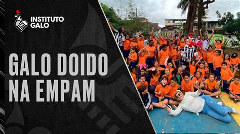 GALO DOIDO VISITA A ESCOLA MUNICIPAL PROFESSOR AMÍLCAR MARTINS