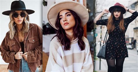 Outfits De Oto O Invierno Para Lucir Perfecta Con Sombrero