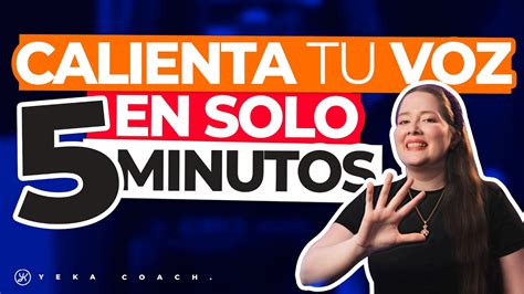 5 Minutos De Calentamiento Vocal Intenso Nuevos Ejercicios