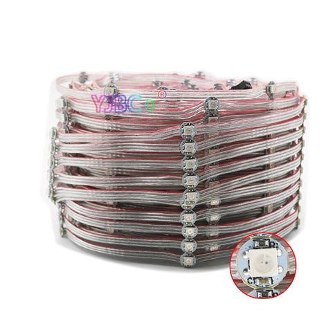 1000pcs Pre Soldered WS2812B LED Heatsink 5050 RGB WS2811 IC Built In