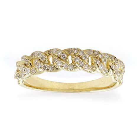 Bague Carats Or Jaune Ct Tw Diamant Naturelle Catawiki