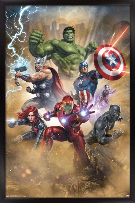 Marvel Cinematic Universe: Avengers: Fantastic Poster - Walmart.com ...