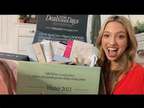 Asmr Unboxing My Winter Fabfitfun Box Fabfitfunpartner Fabfitfun