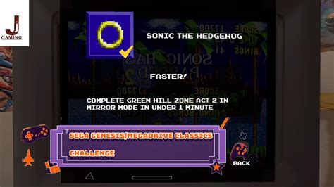 Sega Genesis Megadrive Classics Sonic The Hedgehog Faster Challenge