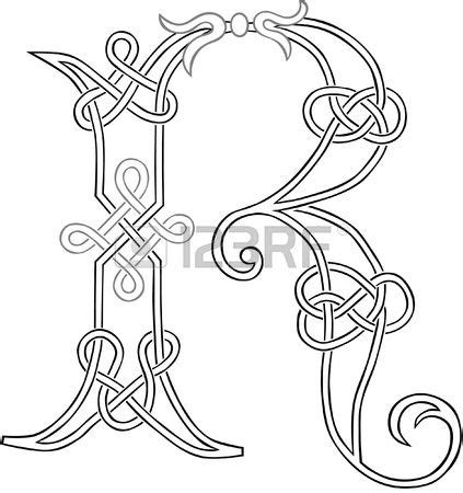 Id Es De Lettre Stylis Es Noeud Celtique Letrine Celtic