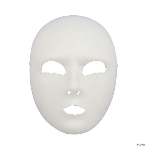 Adults Full Face White Mask | Halloween Express