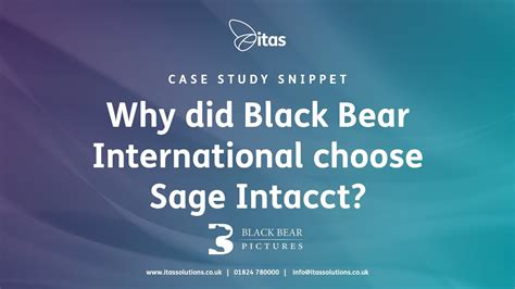 Why Did Black Bear International Choose Sage Intacct Sage Intacct Uk