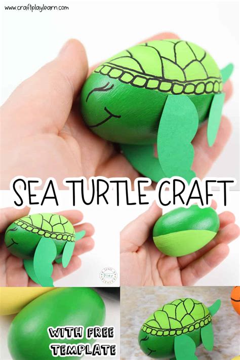 Easy Sea Turtle Craft For Kids - Craft Play Learn