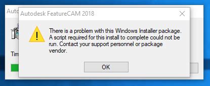 There Is A Problem With This Windows Installer Package When