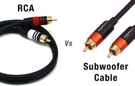 Subwoofer Cable Vs Rca Which Is Better And Why