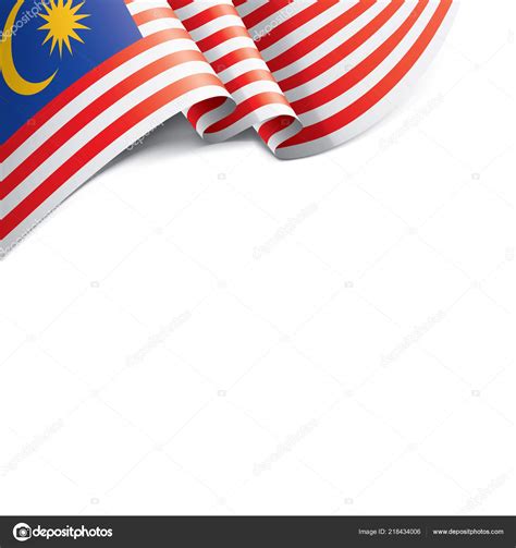 Malaysia Flag Vector Illustration On A White Background Stock Vector