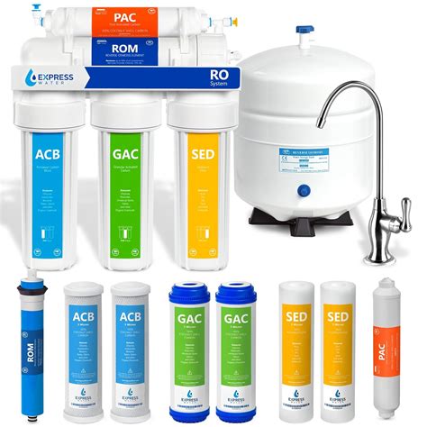 Express Water RO5DX Reverse Osmosis Filtration NSF Certified 5 Stage RO