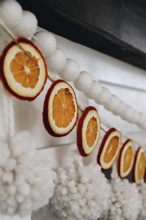 DIY Dried Orange Garland Darling Do Natural Christmas Decor Easy