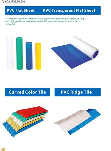 Pvc Transparent Flat Sheetpvc Flat Sheet Plastic Roofing Pvc