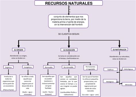 Mapas Conceptuales De Los Recursos Naturales 【descargar】