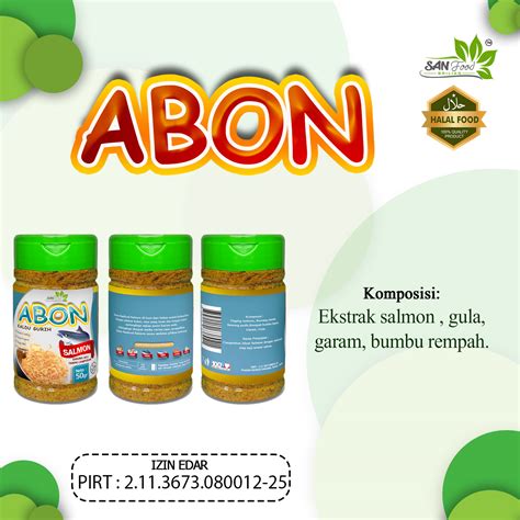 Abon Ikan Salmon SANFOOD INDONESIA