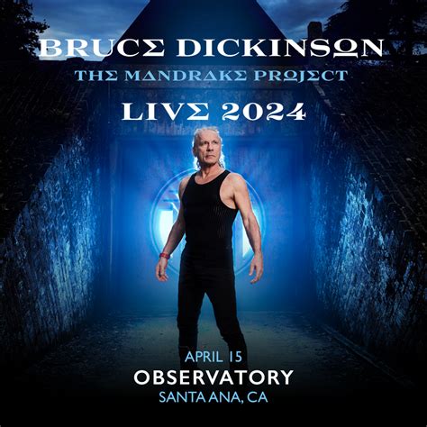 Bruce Dickinson Announces Two New Touring Band Members And A One Off