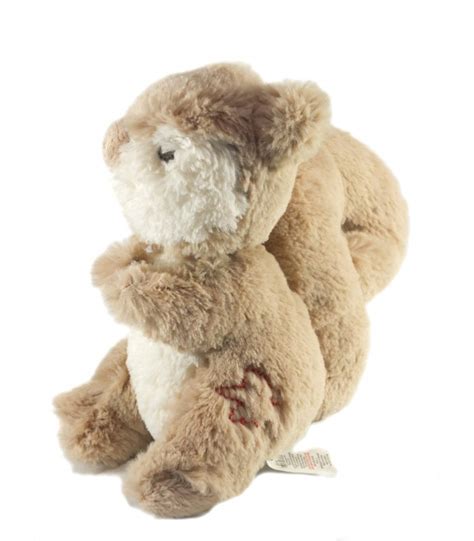 Doudou peluche écureuil beige Grain de Blé Zannier 18 cm