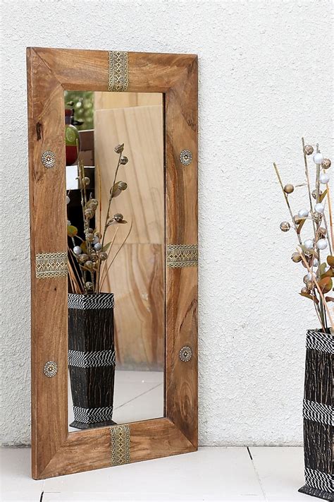 Brown Glass Mirror By Artisans Rose At Pernias Pop Up Shop 2024