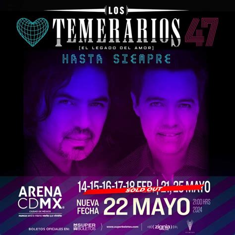 Los Temerarios En La Arena Cdmx Mayo D Nde Hay Feria