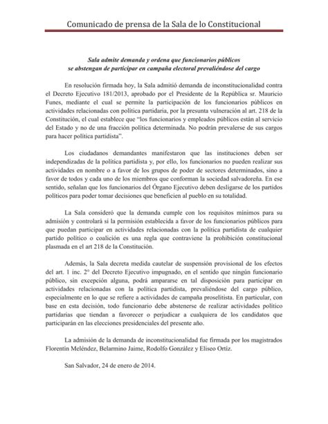 Sala Admite Demanda Y Ordena Que Funcionarios