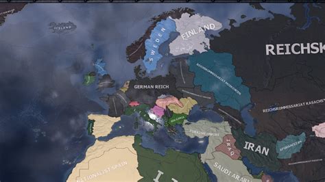 Map Of Europe From The New Order Last Days Of Europe A Hoi4 Mod Images