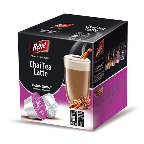 Café René Chai Tea Latte 16 Capsule per Dolce Gusto per 2 99