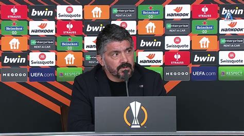 Shakhtar Om La R Action De Gennaro Gattuso Vid O Dailymotion