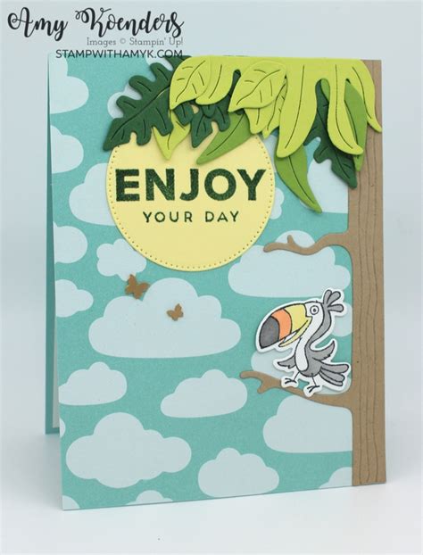 Stampin Up Jungle Pals Hello Card New For Sale A Bration